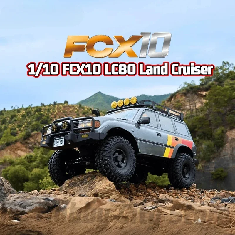 FMS FCX10 LC80 Land Cruiser 1/10 RC Elektrische Afstandsbediening Model Auto Rock Crawler Volwassen Kinderspeelgoed