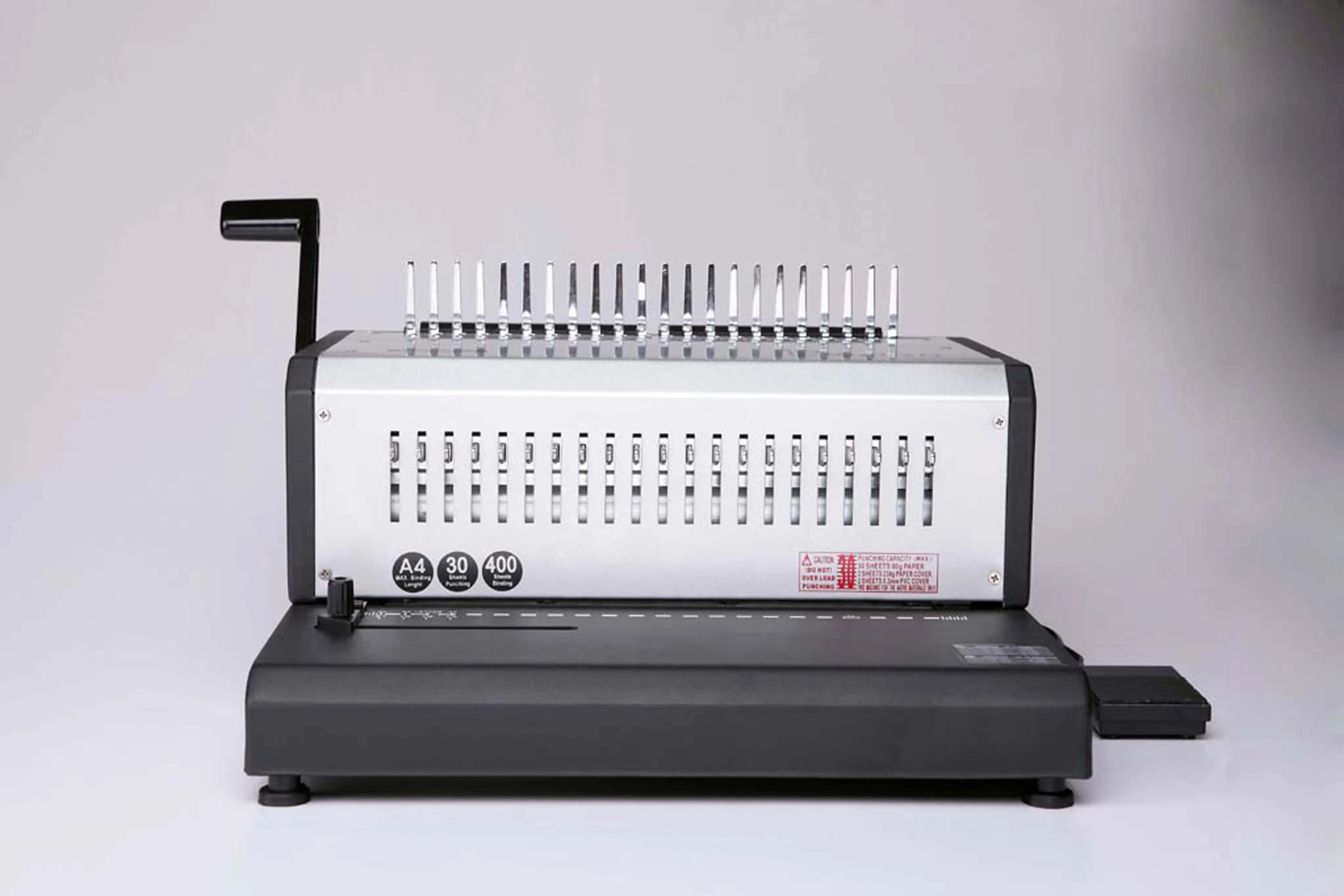 EB-30 Electric Binding Machine Comb Type Contract Strip Punching and Binding Machine Professional Office Document Binder