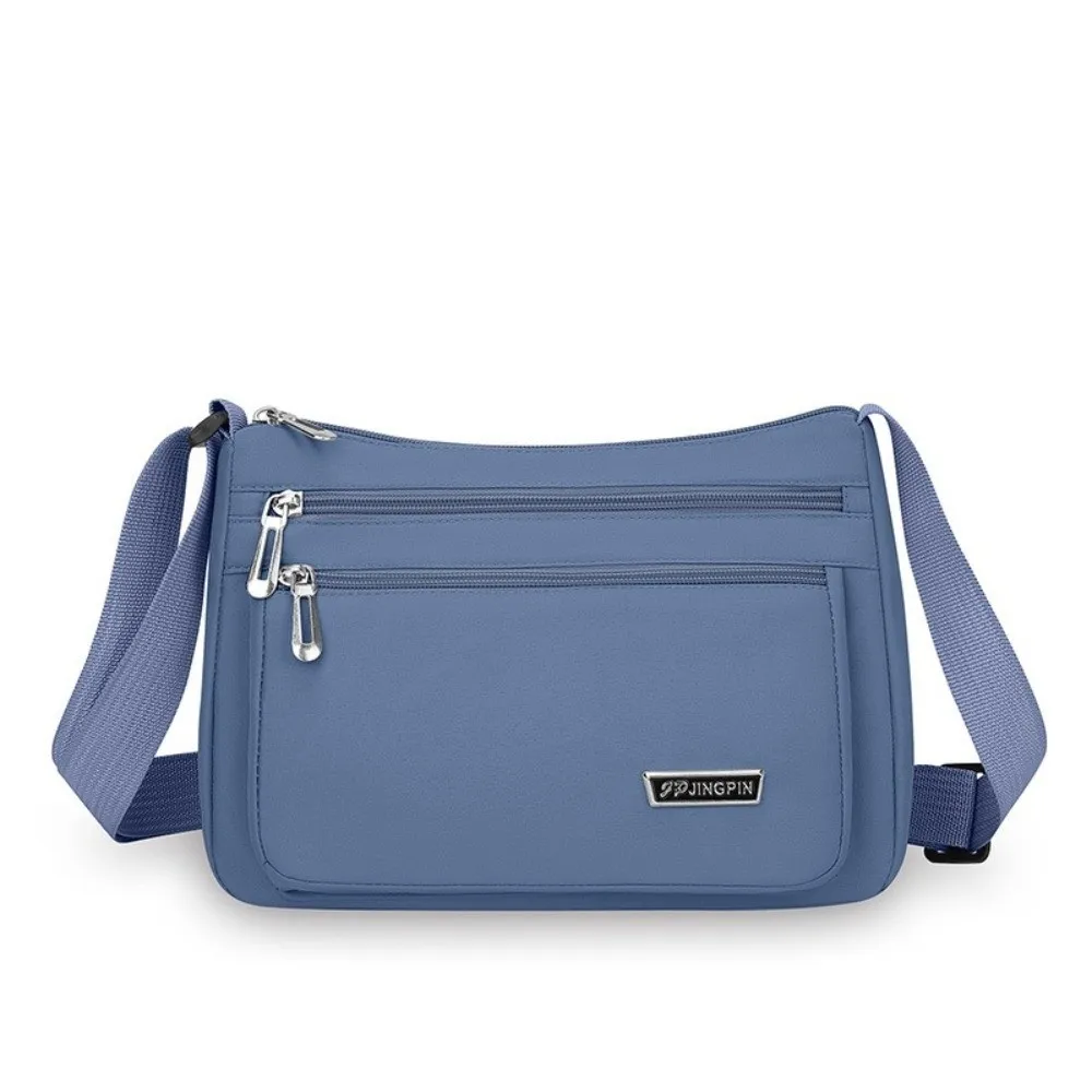 Multi-Layer Multiple Compartments Crossbody Bag Waterproof Large Capacity Shoulder Messenger Bag Multi-Functional Lightweight