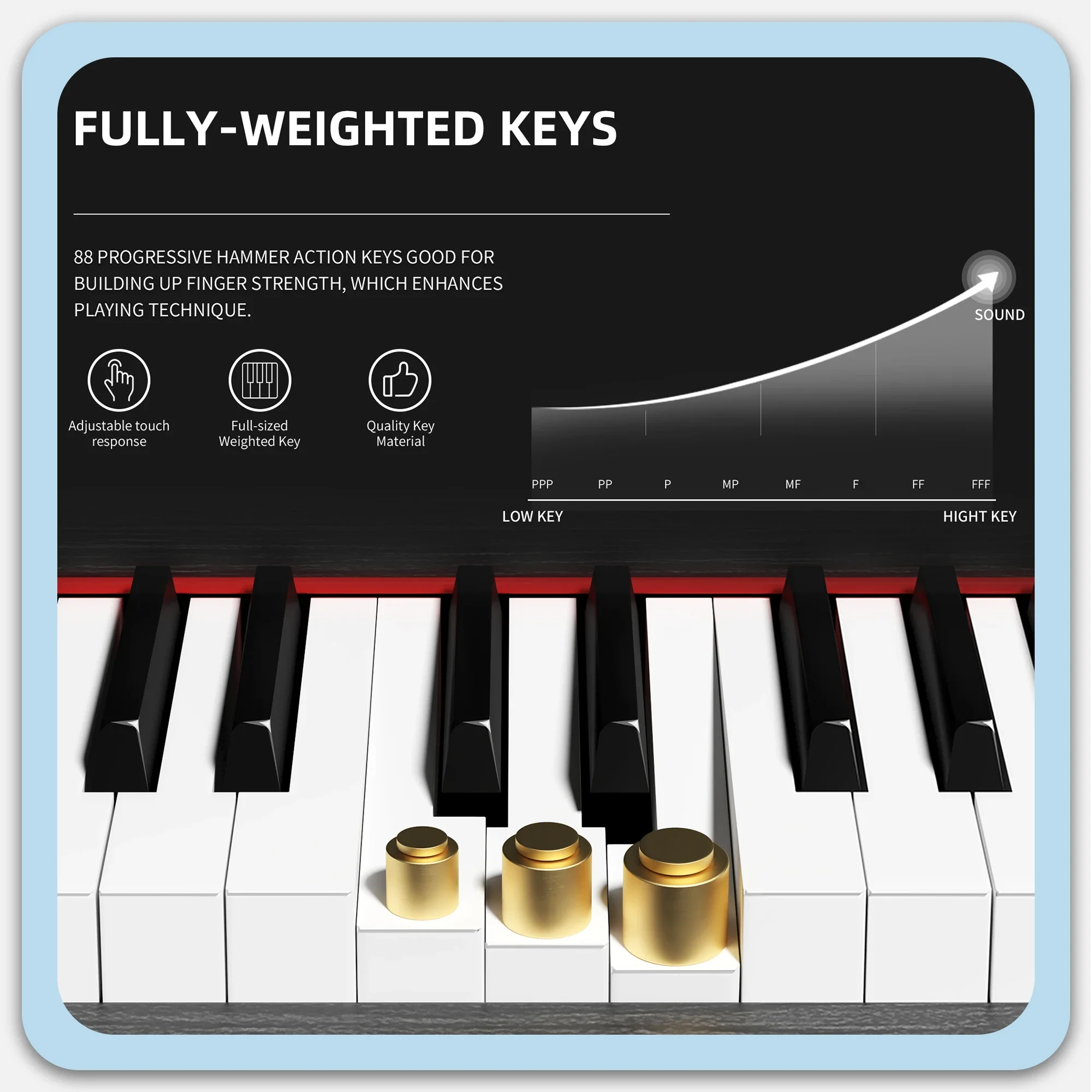 piano keyboard 88 keys digital keyboard instruments piano music keyboard piano digital