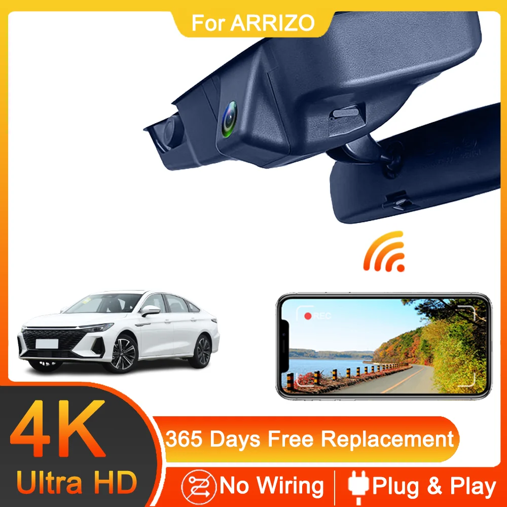 

For Arrizo Always U5 Chery Jetour Front and Rear 4K Dash Cam for Car Camera Recorder Dashcam WIFI Car Dvr Recording Devices