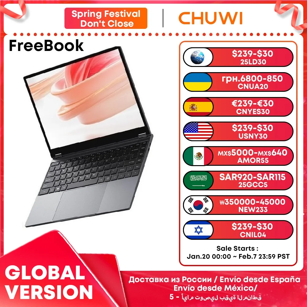 CHUWI FreeBook планшет