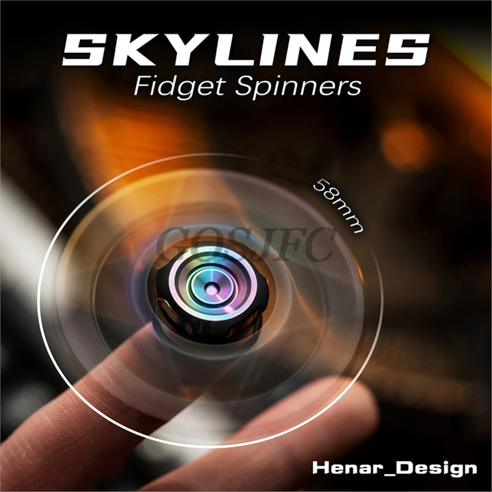 WANWU EDC SKYLINES Fidget Spinner Stress Toy Anxiety Toy Stress Relief Boy Hot Toys