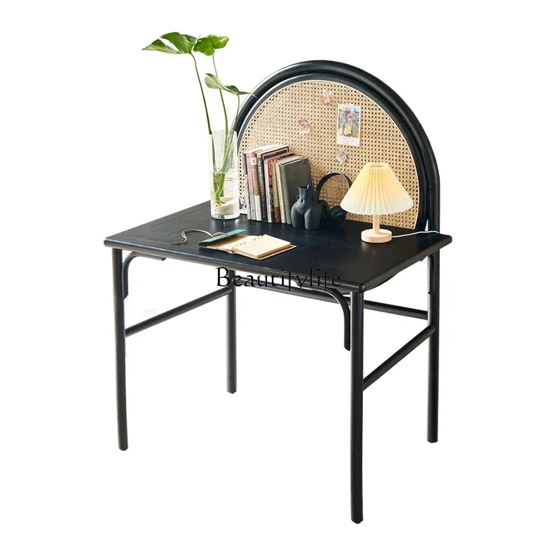 yj5 * طاولة كتابة خزانة الروطان B & B أثاث الروطان مكتب الروطان الشمال بسيط