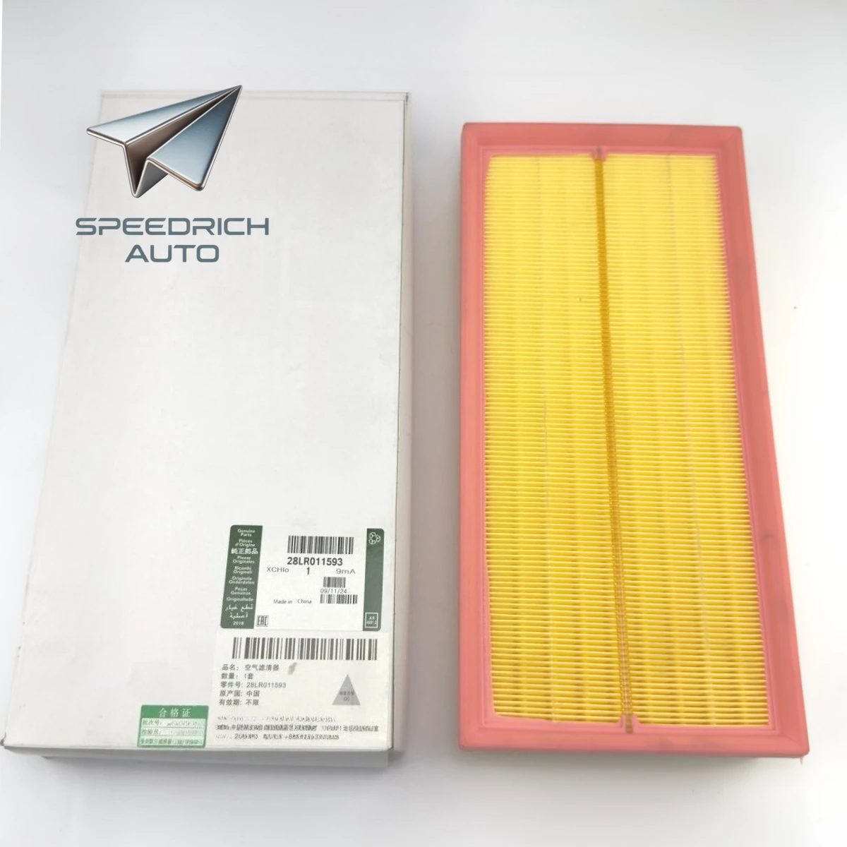 

28LR011593 LR011593 Air Filter for Land Rover Discovery 4/5 2010 - 2017 RANGE ROVER SPORT 2014