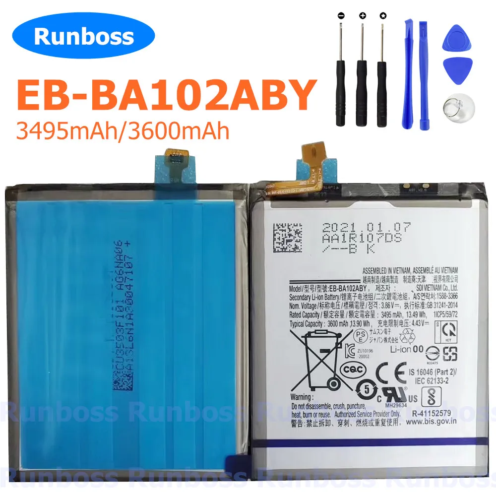 

EB-BA102ABY 3600mAh Новая высококачественная сменная батарея для Samsung Galaxy EB-BA102ABY