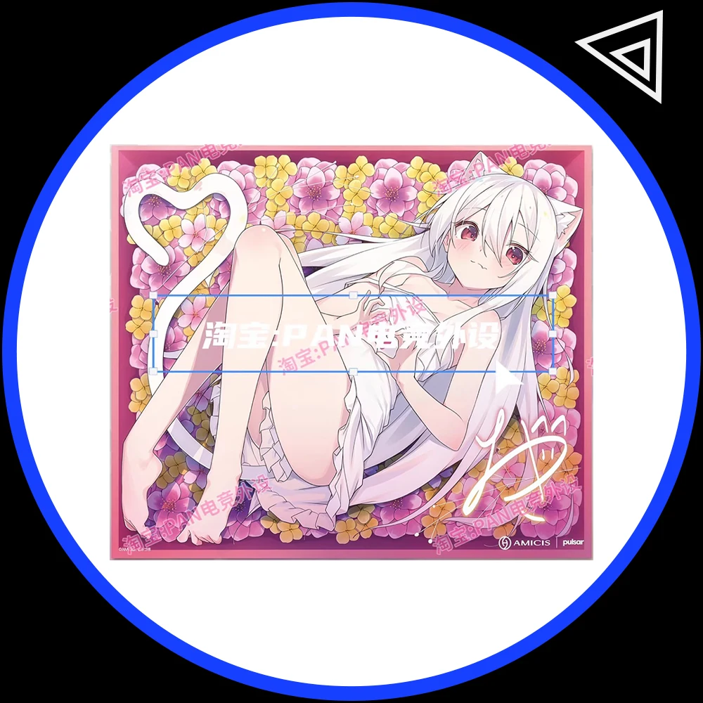PAN Esports Glass Mousepad Smooth and Speed FPS Mouse Pad FPS Duplicate Pulsar x Amicis For TTK APEX CSGO PC Accessories Gifts