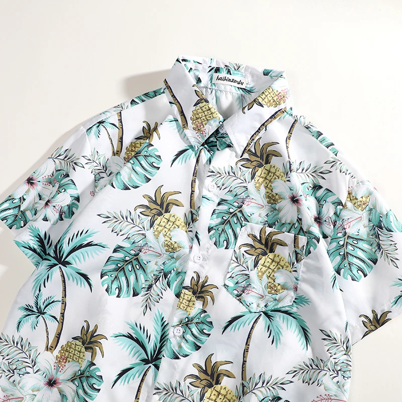 Hawaiiaanse stijl shirtset voo - Summer Clothes Fashion recensie en prijs