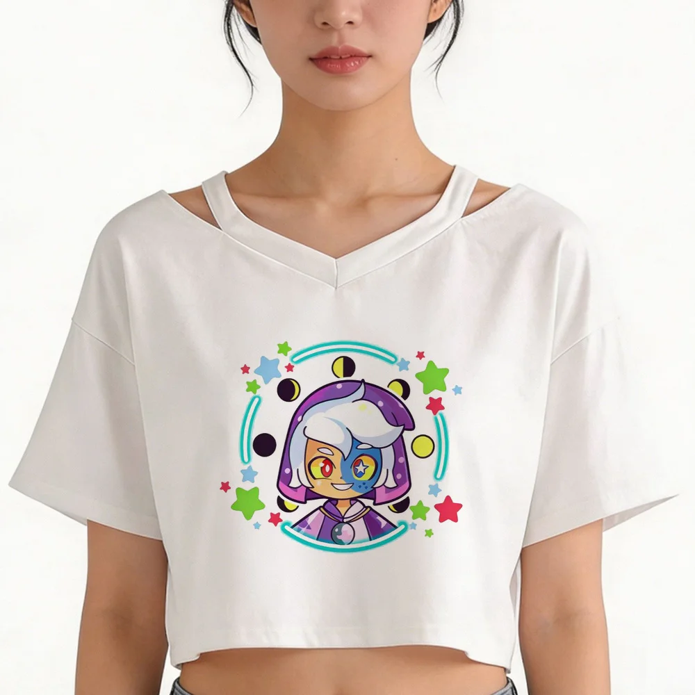the Owl House cropped top girl meme clearance sales cutecore korean fashion 2000s t-shirt vintage japanese dollette summer emo
