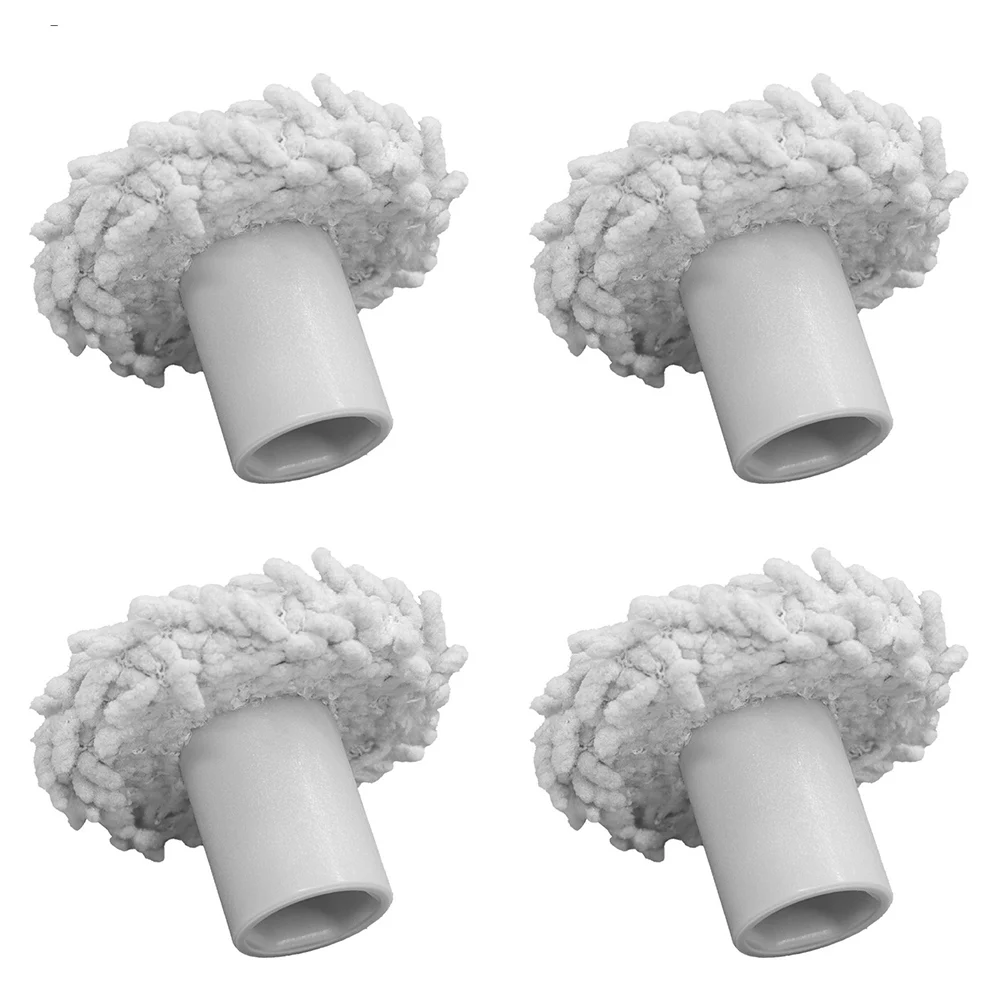 Replacement Cleaning Pad Set Compatible with For Ecovacs For Deebot X2S 4 Sturdy Edge Attached Microfiber Rags