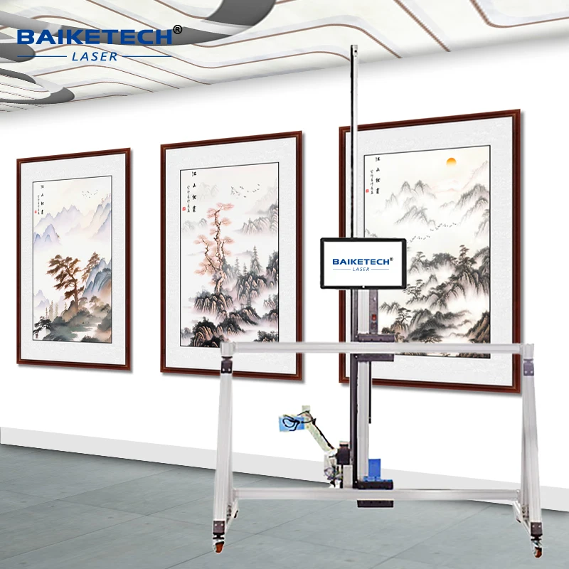 Two In One Wall And Floor Printing Machine TH-UV32A  Pen Home Decal High Resolution 3D Mural UV Inkjet Wall paper Printer