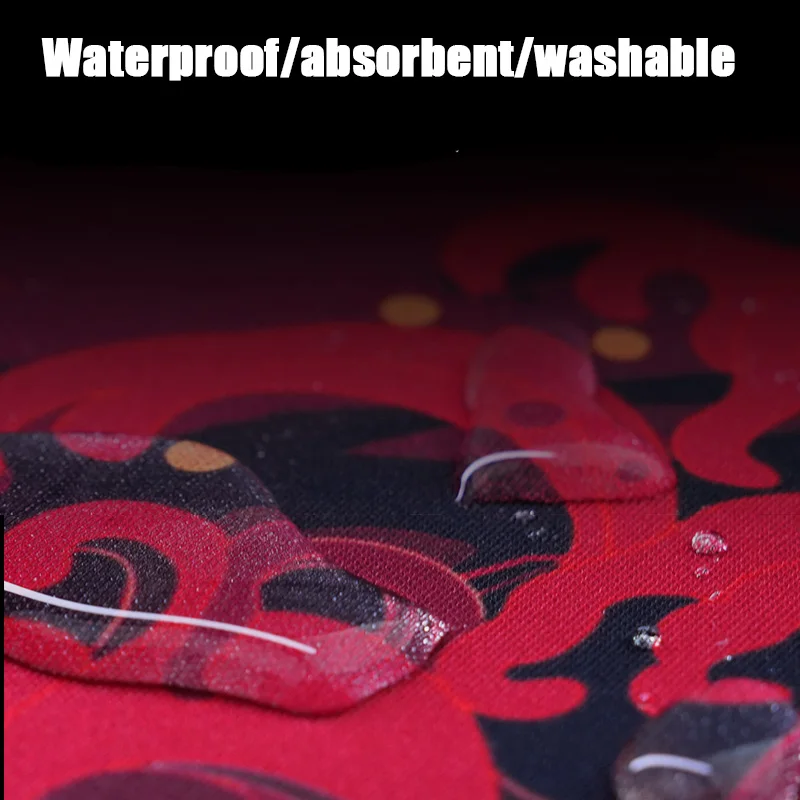 New Esports Mouse Pad Fearless Contract Game Large Keyboard Mousepad Computer Desk Mat Stitched Edge Non-Slip Base Office Home