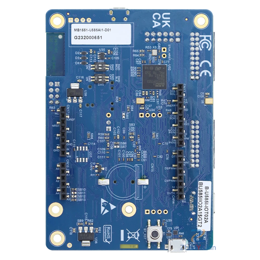 For B-U585I-IOT02A STM32U585 Ultra Low Power IoT Discovery Board WiFi BLE Multi Sensor Kit