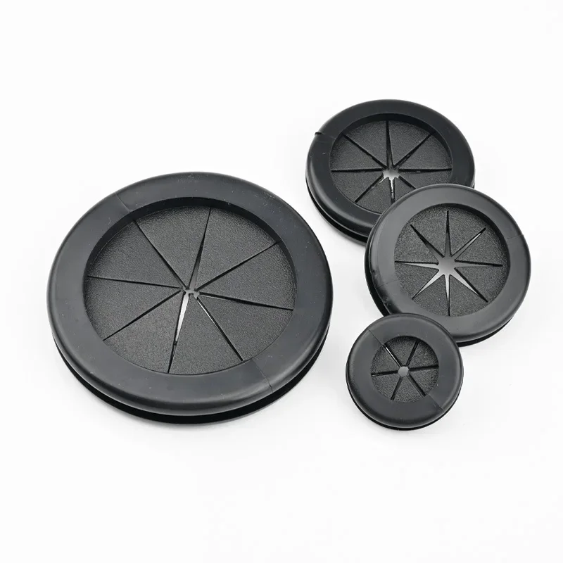 Hole Wiring Cable Washer Ring Coil Gasket Groove Rubber 20-35mm Petal Type Rubber Protective Coil Blanking Wire Protection