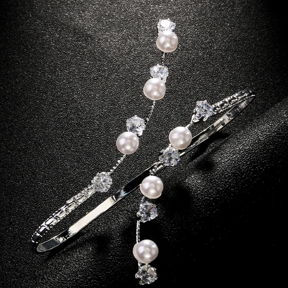 Pulseira Pérola de Palma Feminina, Encantos De Strass, Jóias De Casamento De Luxo, Acessórios Elegantes, Tendência Do Casamento, Tendência Da Moda, Presente Y2K, 2024