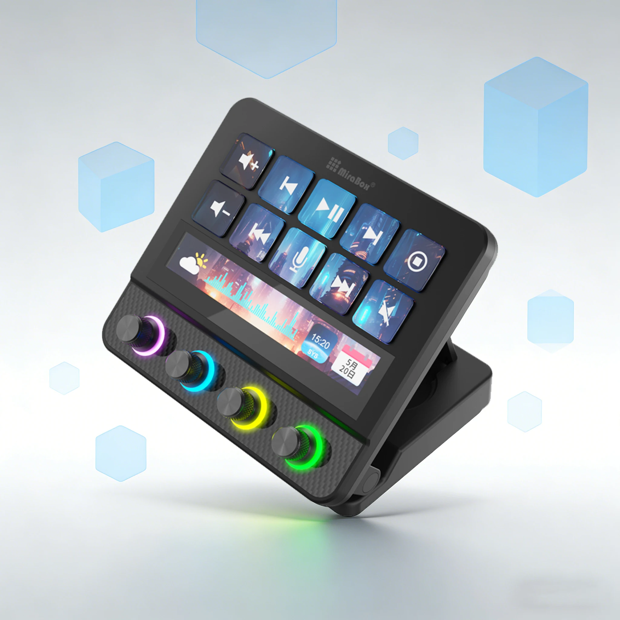 Mirabox MBox N4 Pro Stream Deck Streamdeck Deck Dock Mini Keyboard