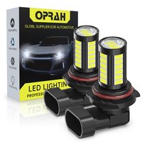Oprah 2pcs LED H7 H11 H8 H9 Fog Lights 12V 24V Headlight 9005 9006 FOG Bulb Canbus 5630SMD For Vehicle Truck Fog Lamp DRL White