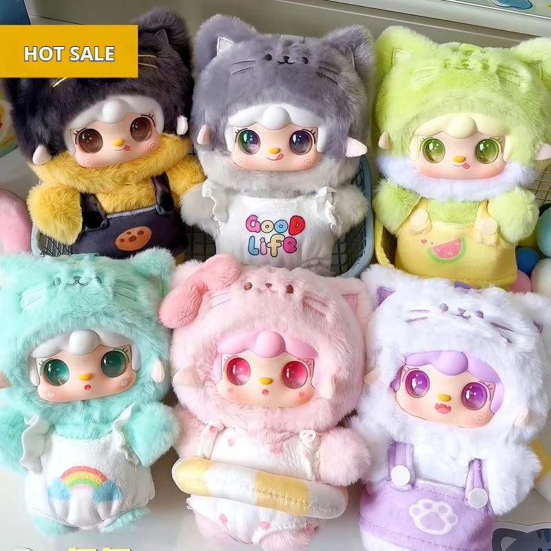

Yooki Summer Meow Party Series Plush Vinyl Figure Backpack Pendant Doll Toy Gift For Girls