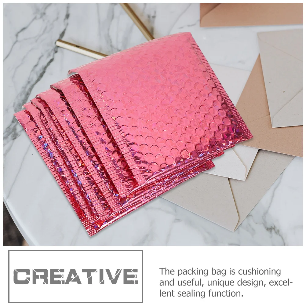 50Pcs Bubble Mailers Adhesive Self Seal Padded Shipping Bags Packaging Envelopes for Small Business Delivery Protection Packing