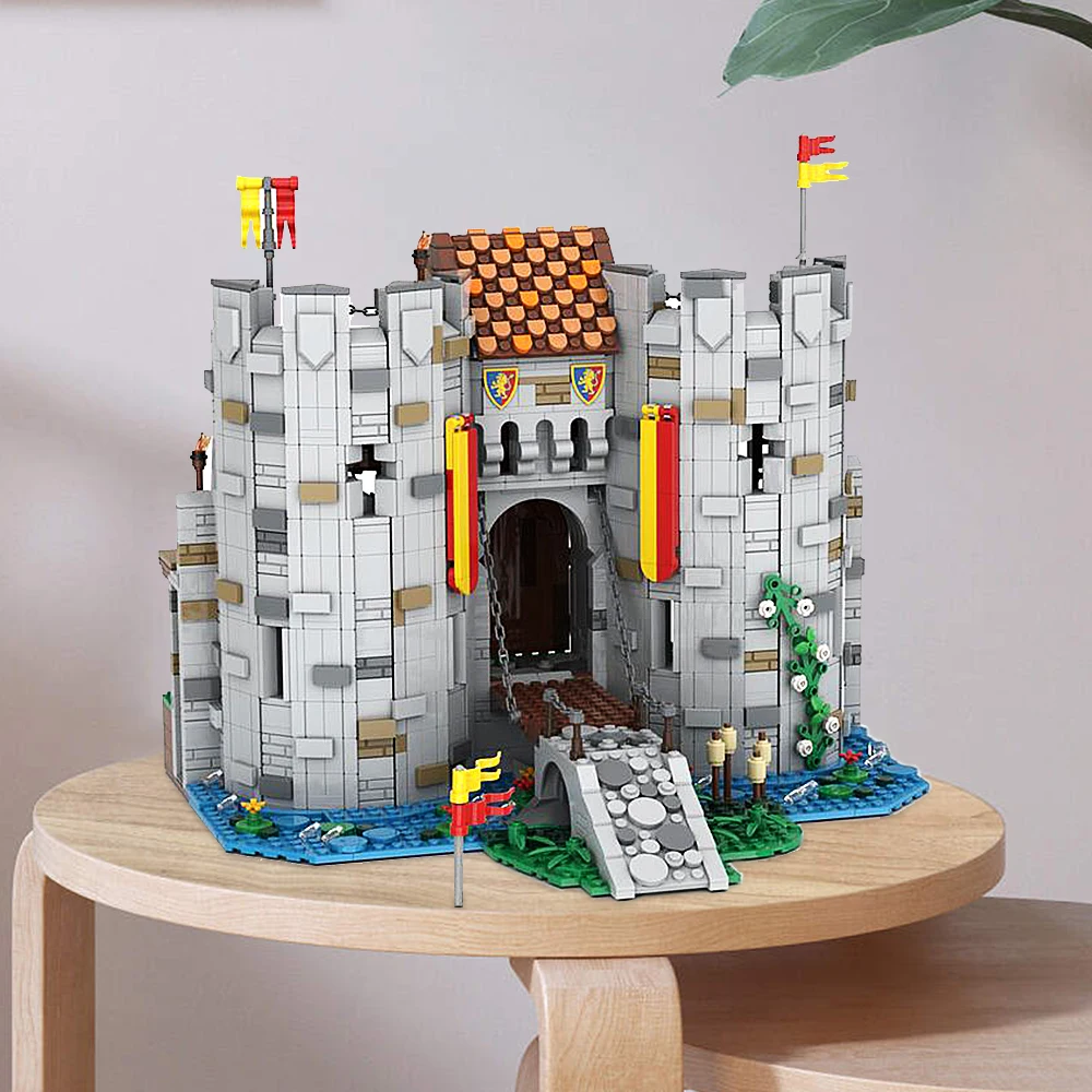 

MOC 157507 The gate of Bricktenstein castle Building Blocks Model Building Toys Bricks Kids Educational Toys Collect Gifts