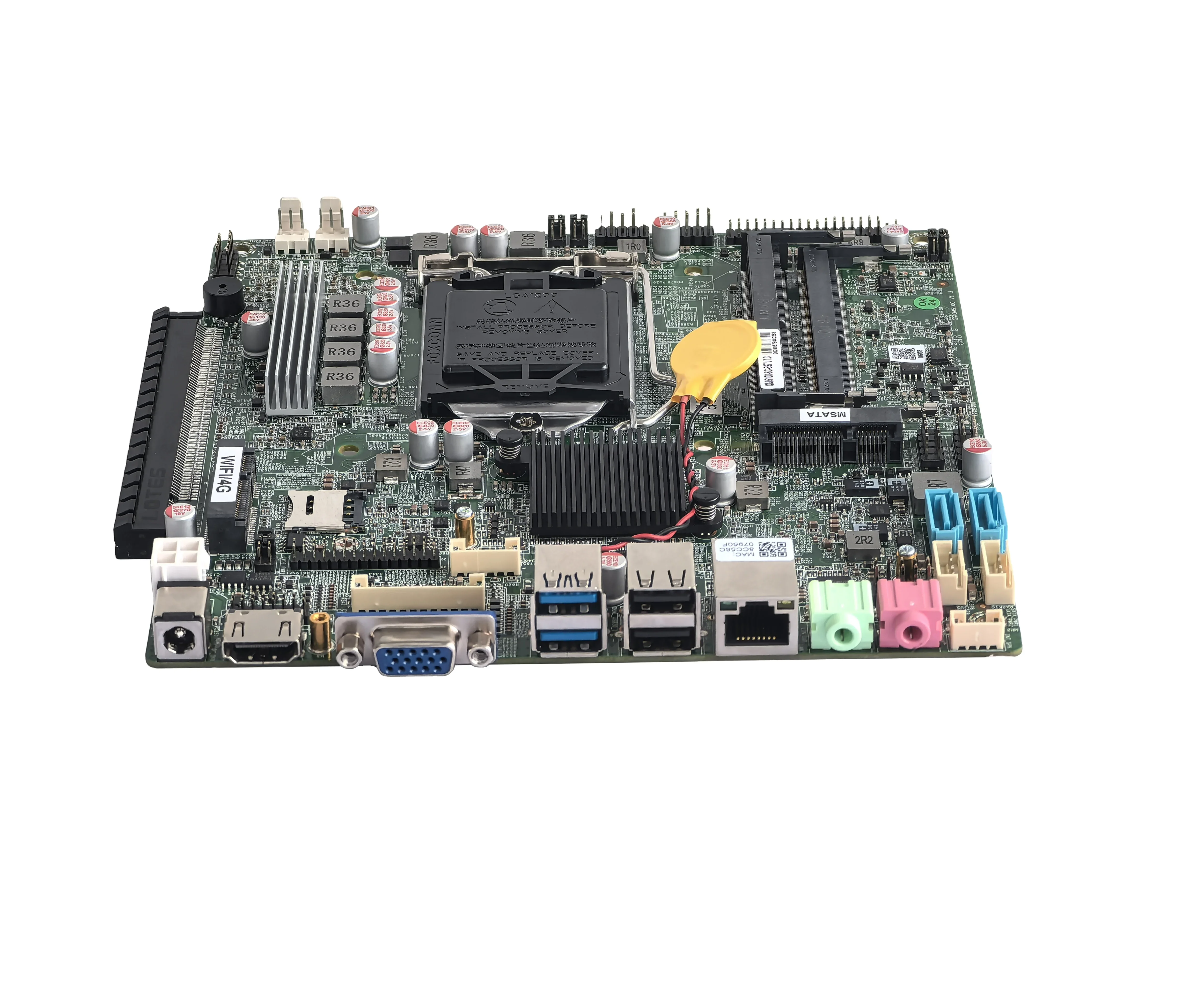 

Motherboard with Processor Support Intel Comet Lake10 Gen Rocket Lake11gen I3 with 12V or 19V Mainboard HDMI VGA/DP LVDS/EDP