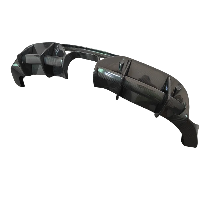 

Suitable for 2016-2019 Porsche Cayman Boxster 718 981 modified body kit PD style carbon fiber rear diffuser rear bumper lip