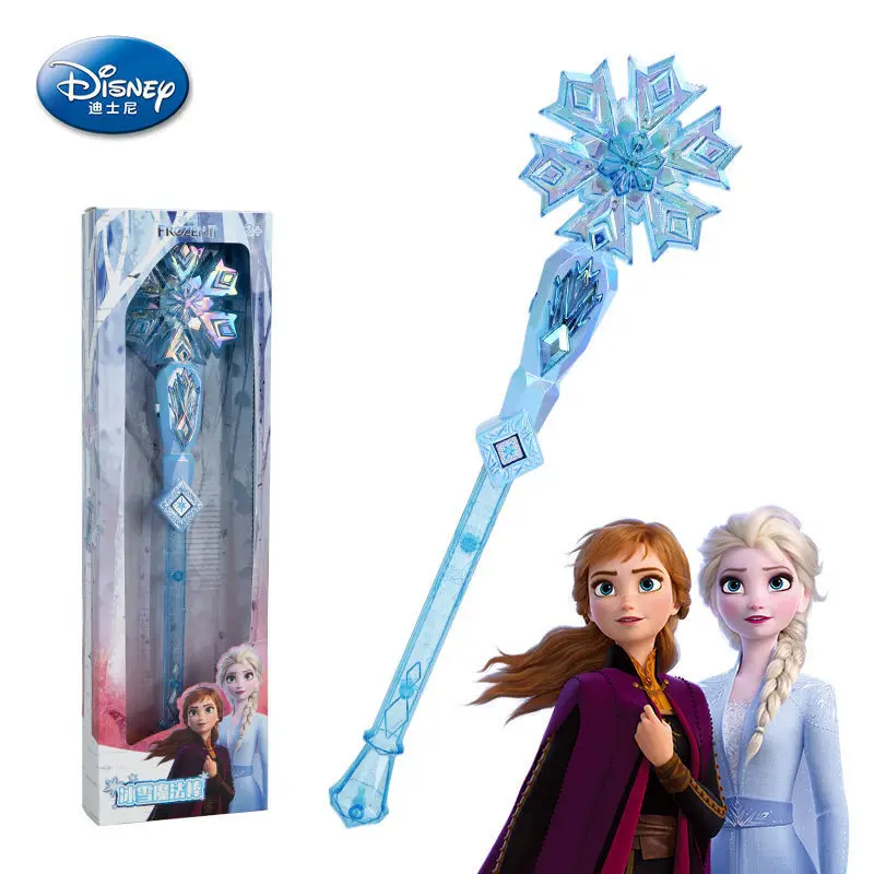 Disney Girls Frozen Children\'s Magic Stick Glow Stick Glowing Beauty Fashion Toys Birthday Gift