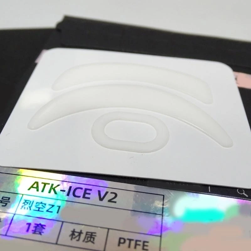 Esportstiger Ice Mouse Skates Stiker Mouse Feet Pad Round Glides tepi untuk mouse atk