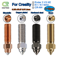 Nozzle For Creality K1 K1 Max Ender 3 V3 KE Bimetal Hardened Steel Brass Hotend Nozzles for Vyper Kobra Sovol 3D 3d Printer Part