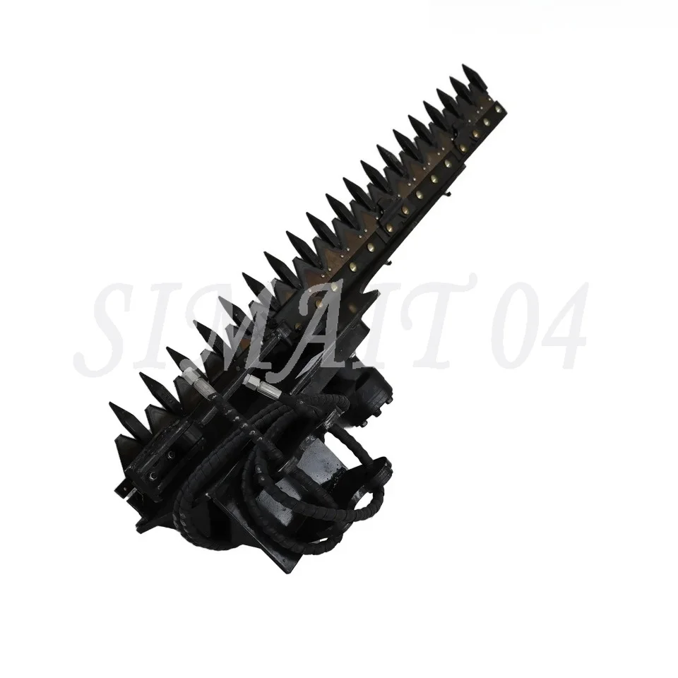 Industrial Cordless Hedge Cutting Machine Universal for Mini Excavator with Sickle and Trimmer Bar Powered
