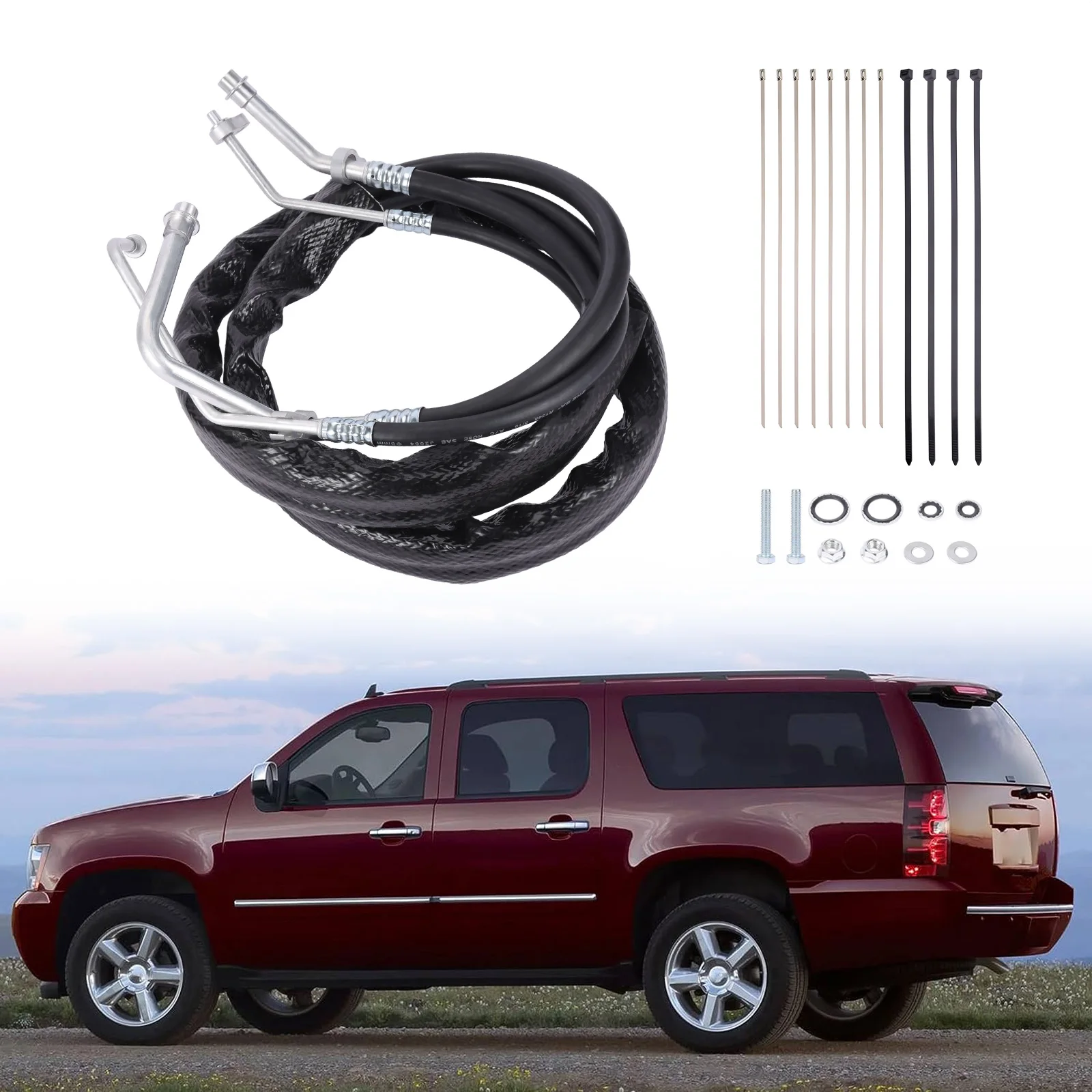 Rear air conditioning hose of the car C68100 Rear Aux AC Lines Hoses For 2012-2019 Dodge Caravan Chrysler Town Country 2018 2017