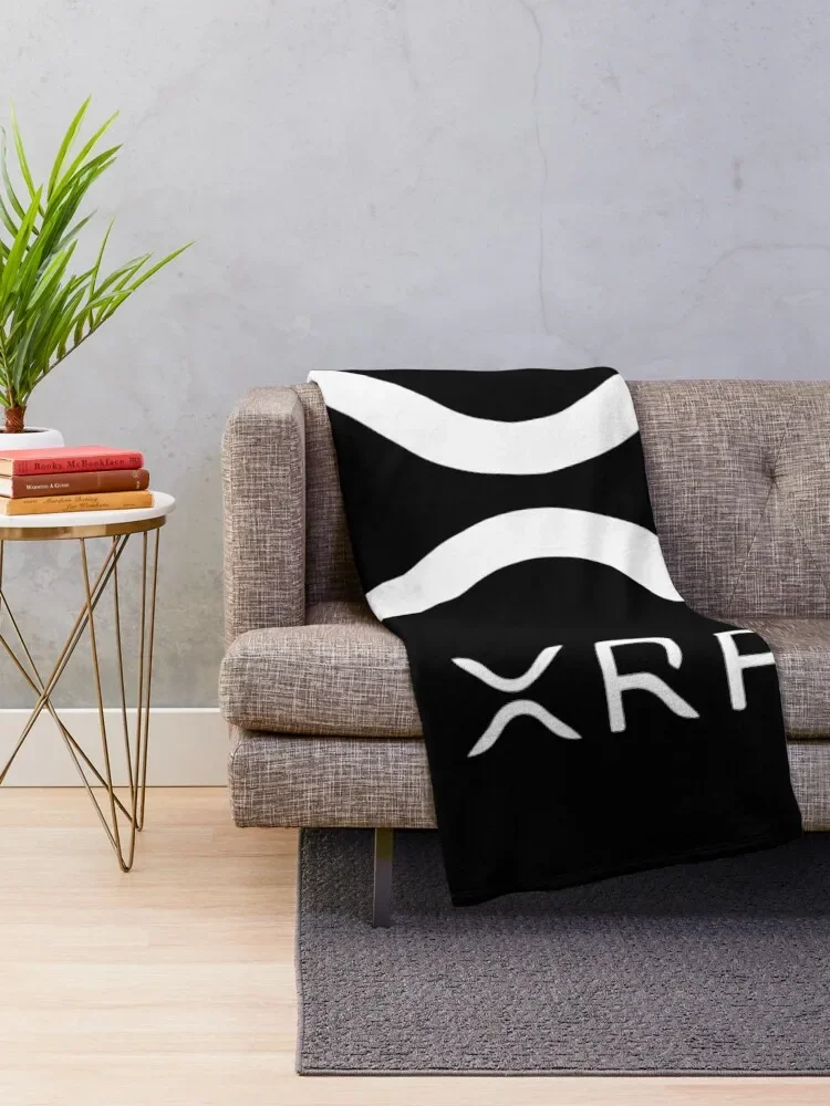 XRP RIPPLE NEW LOGO Throw Blanket Flannels Designers Blankets