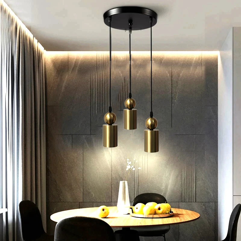 

Nordic Simple Pendant Lights Dining Room Bedroom Decor Hanging Lamp GU10 Bulb Restaurant Bar Suspension Chandeliers Lighting