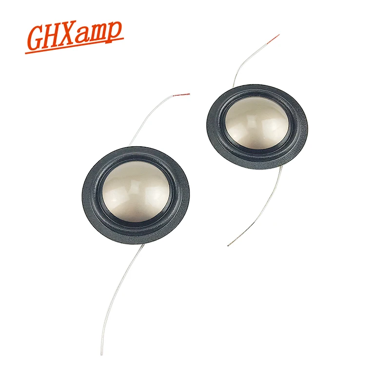 

Запасные части для высокочастотного динамика 28 мм, 8 Ом: титановая мембрана + шелковый подвес, 2 шт.