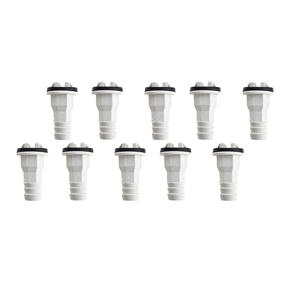 10pcs Air Conditioner Drain Hose Connector for Window AC Units and Split AC Outdoor Drain Adapters PVC Fittings
