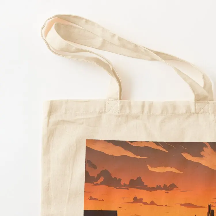 Western Sunset Tote Bag shopping cart bags tote bag screen Women's shopping bag Woman shopper