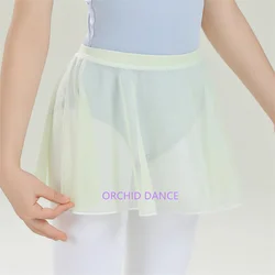 Hot Sale Cheap Kids Girls Child Children One Layer Practice Wear Dance Wear Mesh Ballet Skirts