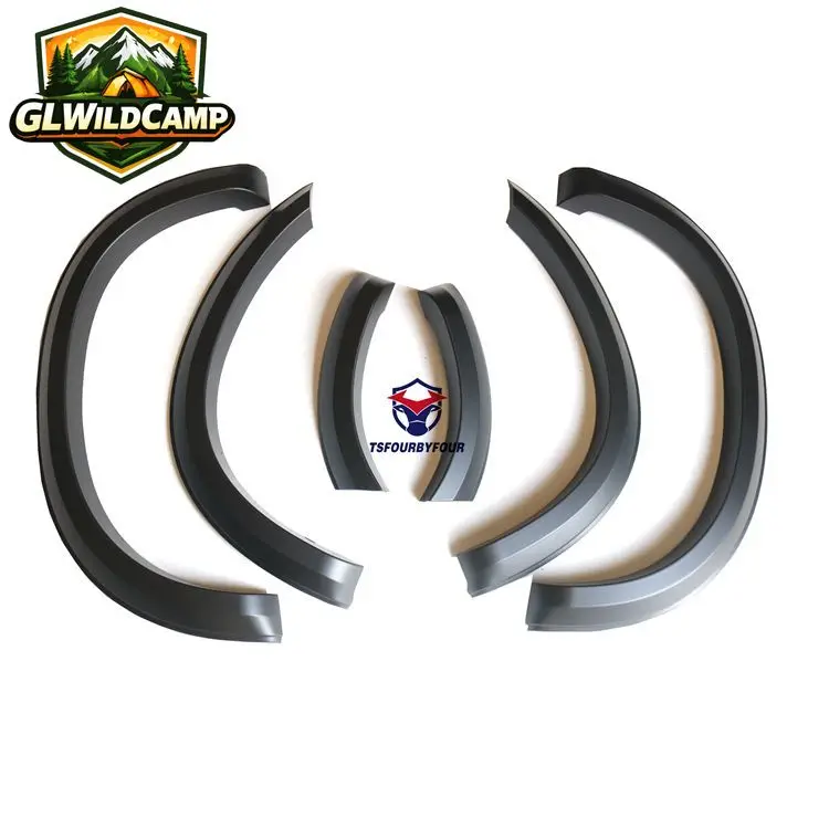 ABS Plastic Wheel Arch Fender Flare Slim Fender Flares for Dmax D-max 2015-2018 Car Exterior Accessories