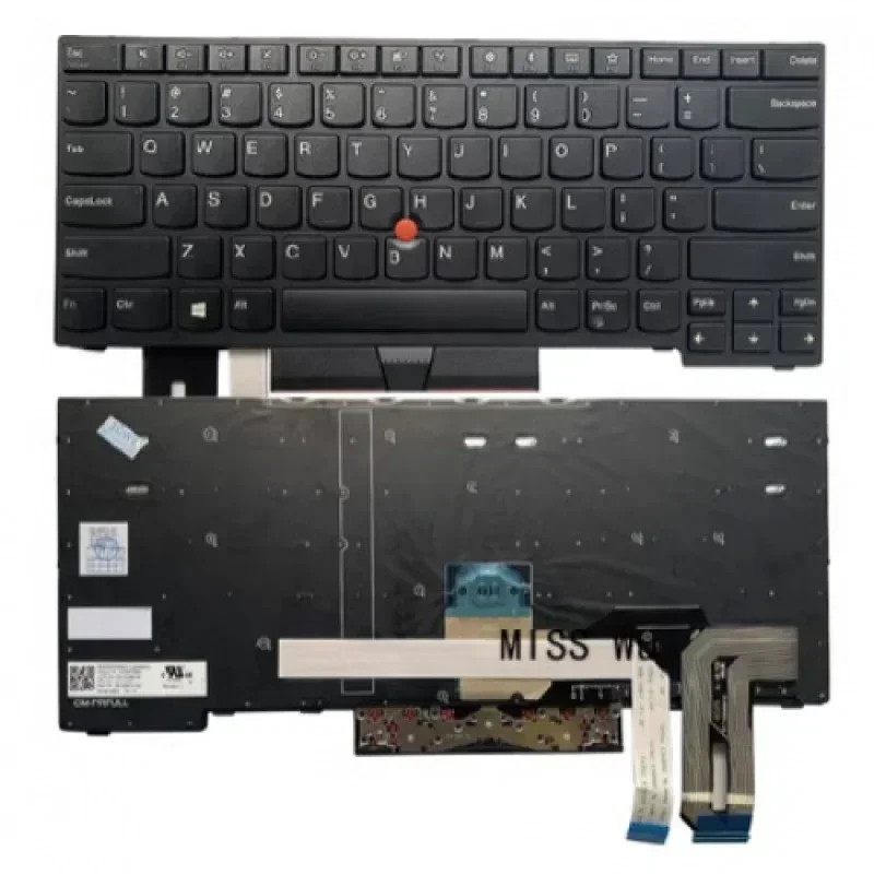 New US Keyboard For Lenovo ThinkPad E480 E485 L480 T480S L380 L490 Yoga English Black 01YP400 01YP440