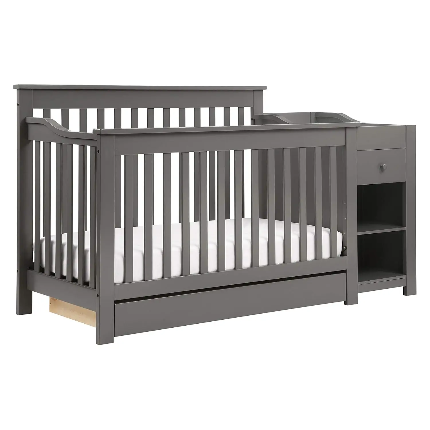 

DaVinci Piedmont 4-in-1 Convertible Crib and Changer Combo in Slate