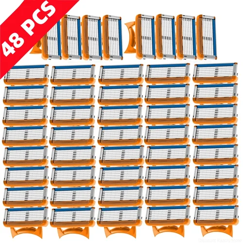 Maquinilla de afeitar Fusion para hombre, afeitadora de 5/6 capas para hombre, afeitadora Fusion Pro Power, cortadora de pelo para cara y barba, repuesto de cuchillas de 5 capas