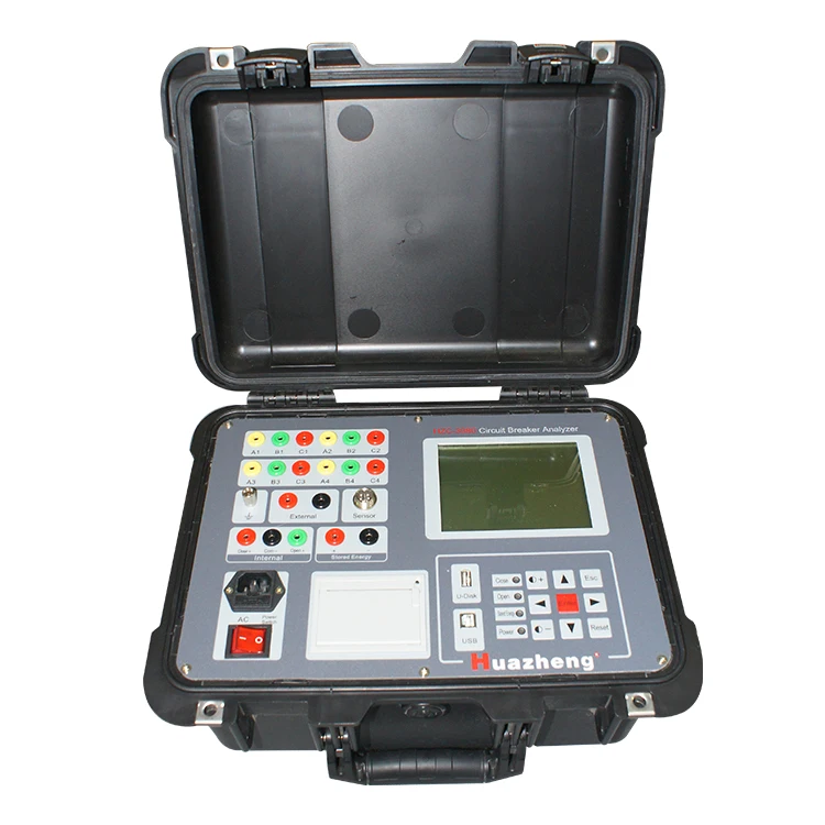 Huazheng 12-Channel High Accuracy Circuit Breaker Timing Set & HV Switch Circuit Breaker Analyzer  with 1 Year Warranty