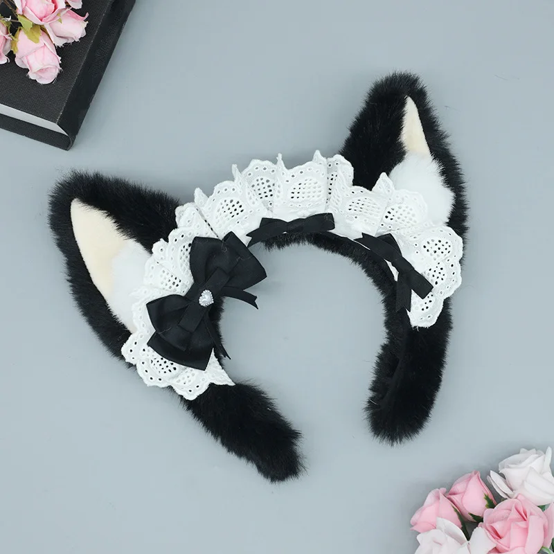 tiara-de-orelhas-de-cao-peludas-para-meninas-lolita-com-babados-renda-e-laco-orelhas-de-corgi-de-pelucia-acessorios-de-cosplay-adereco-de-cabeca-de-empregada