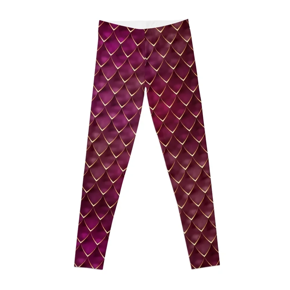 

Purple Dragon Scales Leggings leggins push up woman Women's tights Women's fitness Womens Leggings