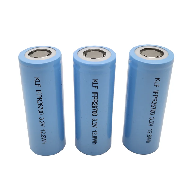 26700 3.2V 4000mAh LiFePO4 rechargeable battery suitable for LED flashlights and lithium-ion battery packs DIY