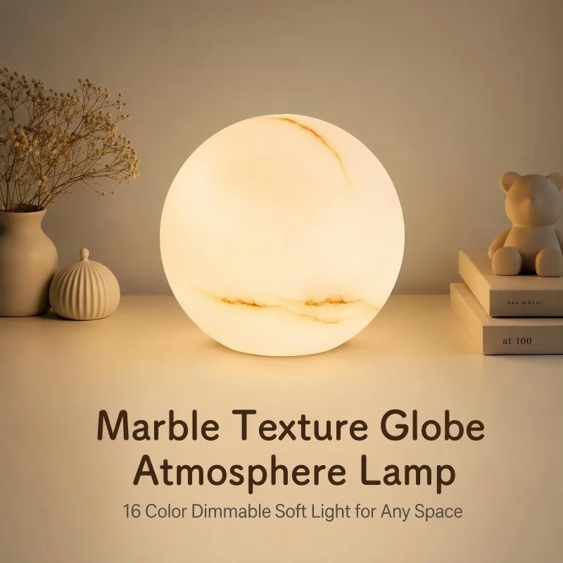 bedroom-desktop-spherical-imitation-marble-texture-rgb-wireless-charging-night-light-outdoor-waterproof-ambient-decorative-lighting-led-16-colors-remote-control-adjustable-plastic-lampshade