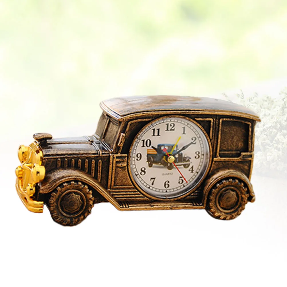 

Classic Car Alarm Clock Clocks Bedside for Desktop Travel Creative