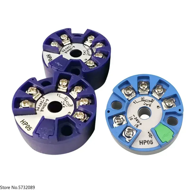 Intelligent Integrated 4-20mA Temperature Transmitter Module PT100 Thermal Resistance K Thermocouple