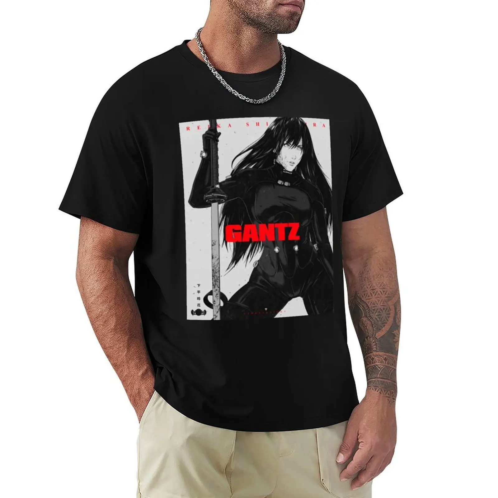 Camiseta Reika Gantz, camiseta deportiva ligera de manga corta