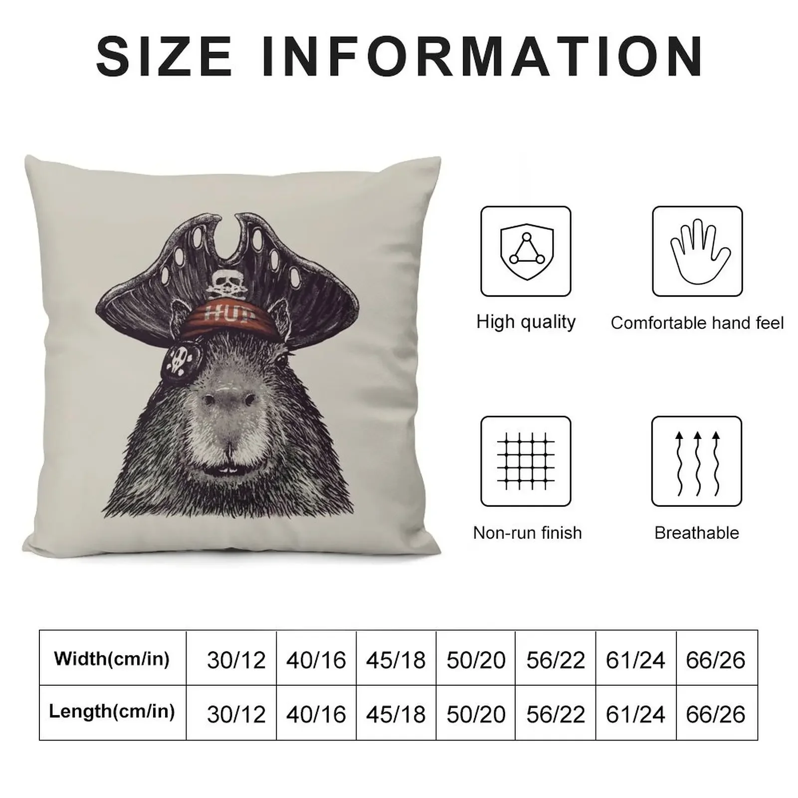 Capyrate - Pirate Capybara Capy Yuzu His Name - Gort Pet Mat Bandana Throw Pillow Cushion Child pillow